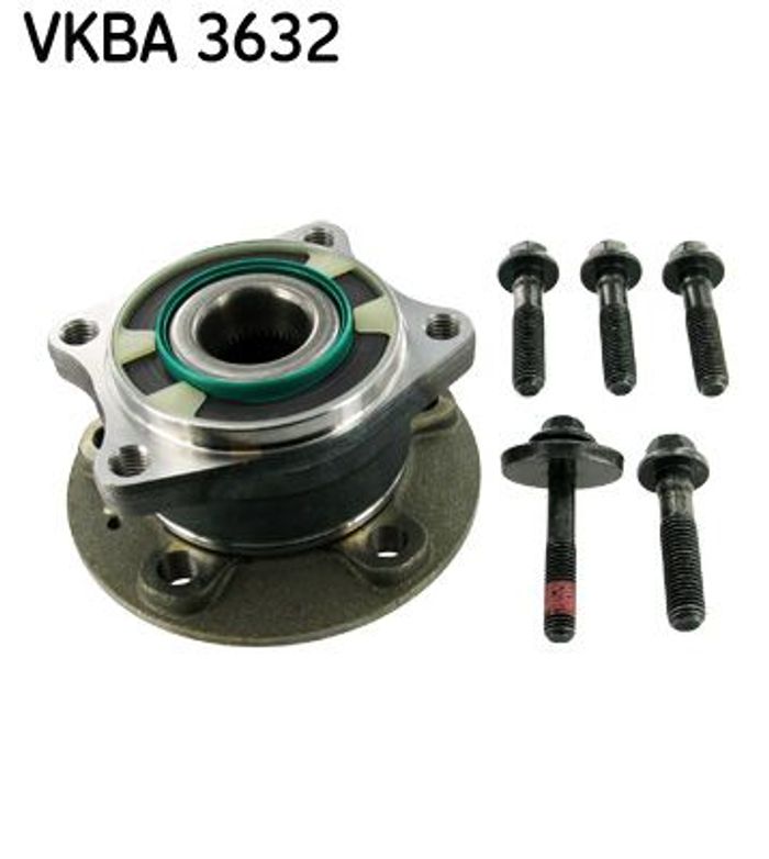 Radlagersatz mit Nabe hinten passt zu: VOLVO S60 I, S80 I, V70 II, XC70 I 2.4...