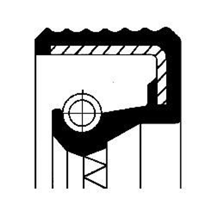 Wellendichtung passt zu: PSA typ DFP3; DW10C (25x39x6,5)