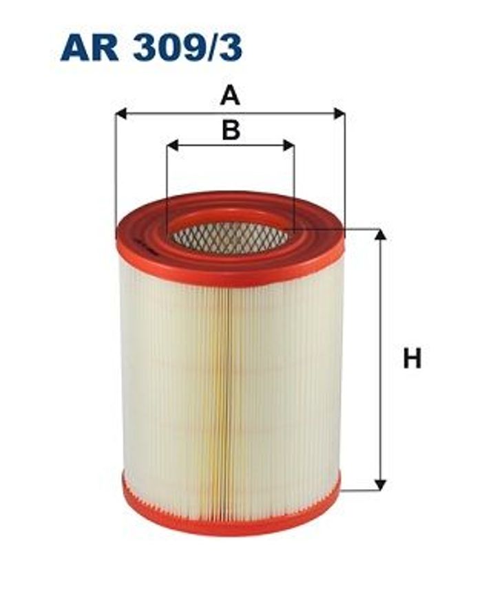 Luftfilter (Filterpatrone) passt zu: GAZ GAZELLE, GAZELLE NEXT, SOBOL 2.5/2.8...