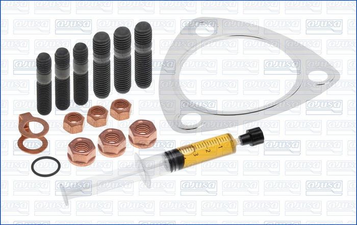 Montageset der Turbokompressors (mit Dichtungen) passt zu: LAND ROVER DISCOVE...