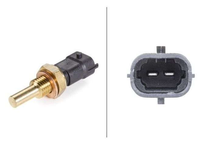 Kühlmitteltemperatur -Sensor (anzahl der Pins: 2, schwarz) passt zu: ALFA ROM...