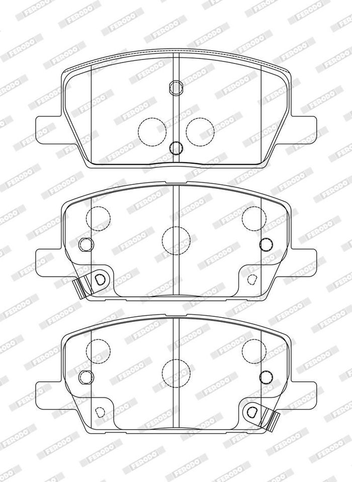 Bremsbelagsatz vorne , passt zu: CHEVROLET TRAX; OPEL INSIGNIA B, INSIGNIA B...