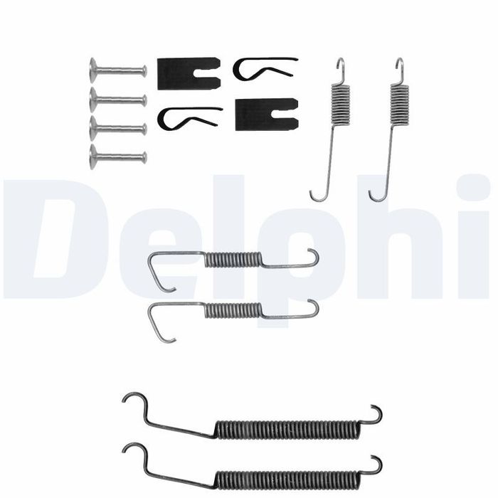 Montagesatz der Bremsbacken (LUCAS) passt zu: CITROEN C2, C2 ENTERPRISE, C3 I...