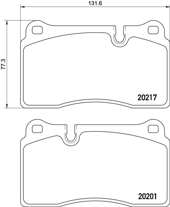 Bremsbelagsatz vorne , passt zu: ASTON MARTIN DB9 VANTAGE, DB9 VOLANTE, VANTA...