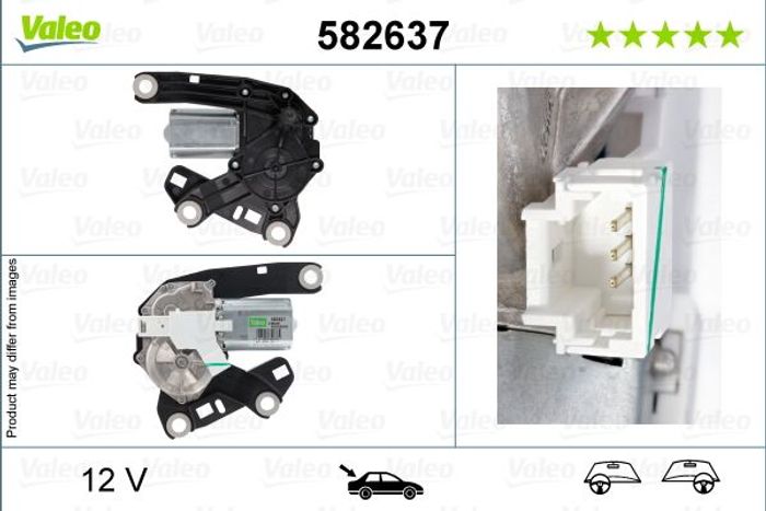 Wischermotor hinten passt zu: CITROEN JUMPY III, SPACETOURER; FIAT SCUDO; OPE...