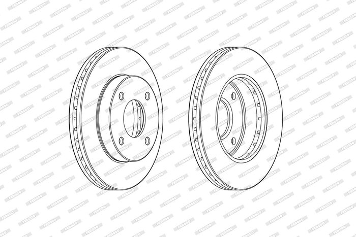 Kpl. Scheibenbremsen L/R (257mmx26,2mm) passt zu: MITSUBISHI LANCER VIII; NIS...
