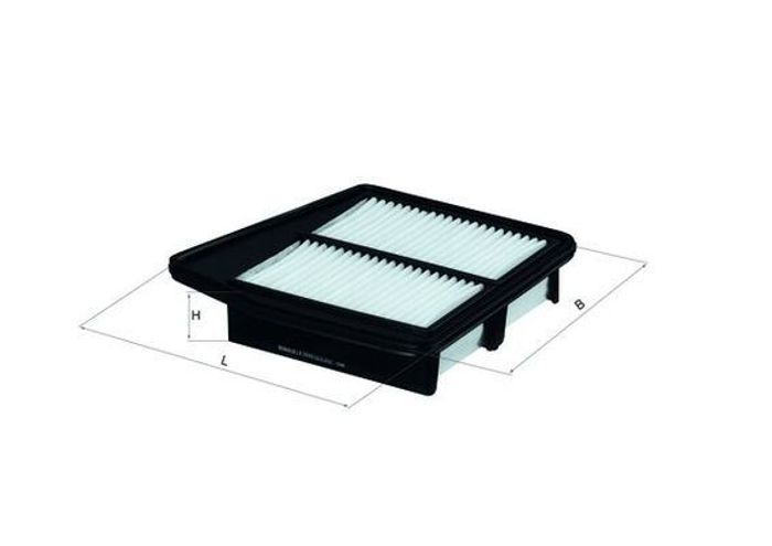 Luftfilter (Filterpatrone) passt zu: HONDA ACCORD VIII 2.0 06.08-06.15