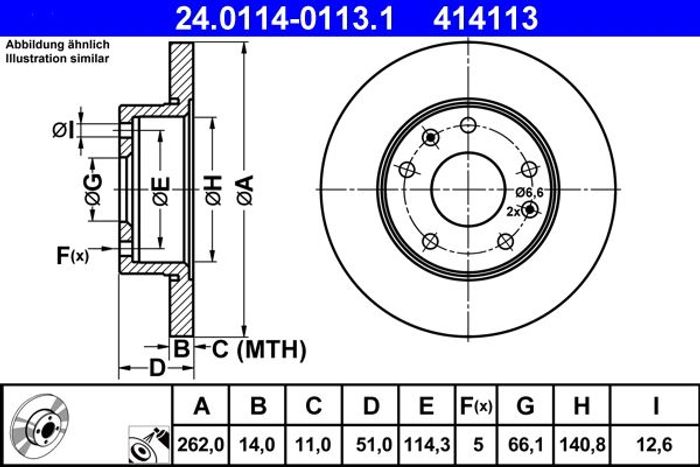 Bremsscheibe vorne L/R passt zu: LAND ROVER FREELANDER I; ROVER 75 1.8-2.5 02...