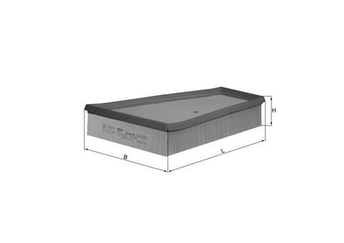 Luftfilter (Filterpatrone) passt zu: CITROEN BERLINGO, XSARA; PEUGEOT 306, PA...