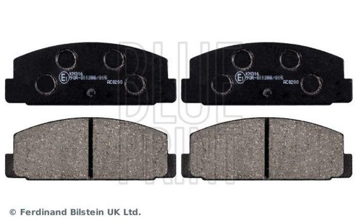 Bremsbelagsatz hinten , passt zu: MAZDA 323 C IV, 323 F V, 323 F VI, 323 S IV...