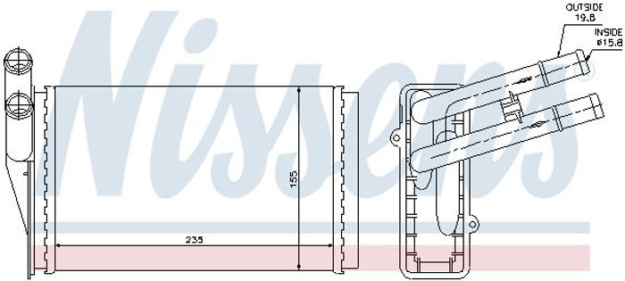 Heizgerät passt zu: AUDI 80 B3, 80 B4, 90 B2, 90 B3, A4 B5, A4 B6, CABRIOLET...