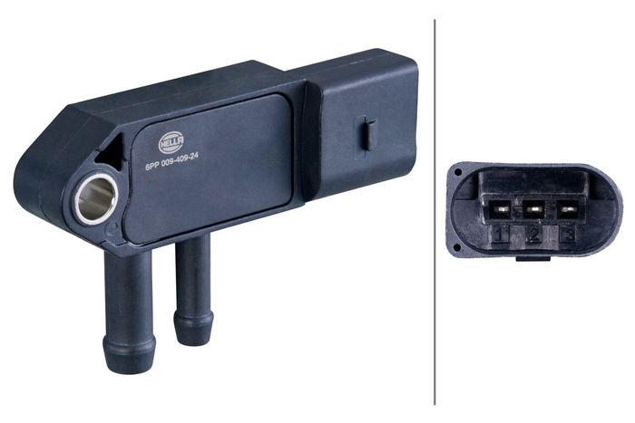 Abgasdrucksensor (anzahl der Pins: 3) passt zu: AUDI A3, A4 B6, A4 B7, A6 ALL...