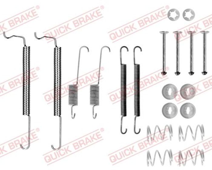 Montagesatz der Bremsbacken (OPEL) passt zu: OPEL ASCONA C, KADETT D, KADETT...