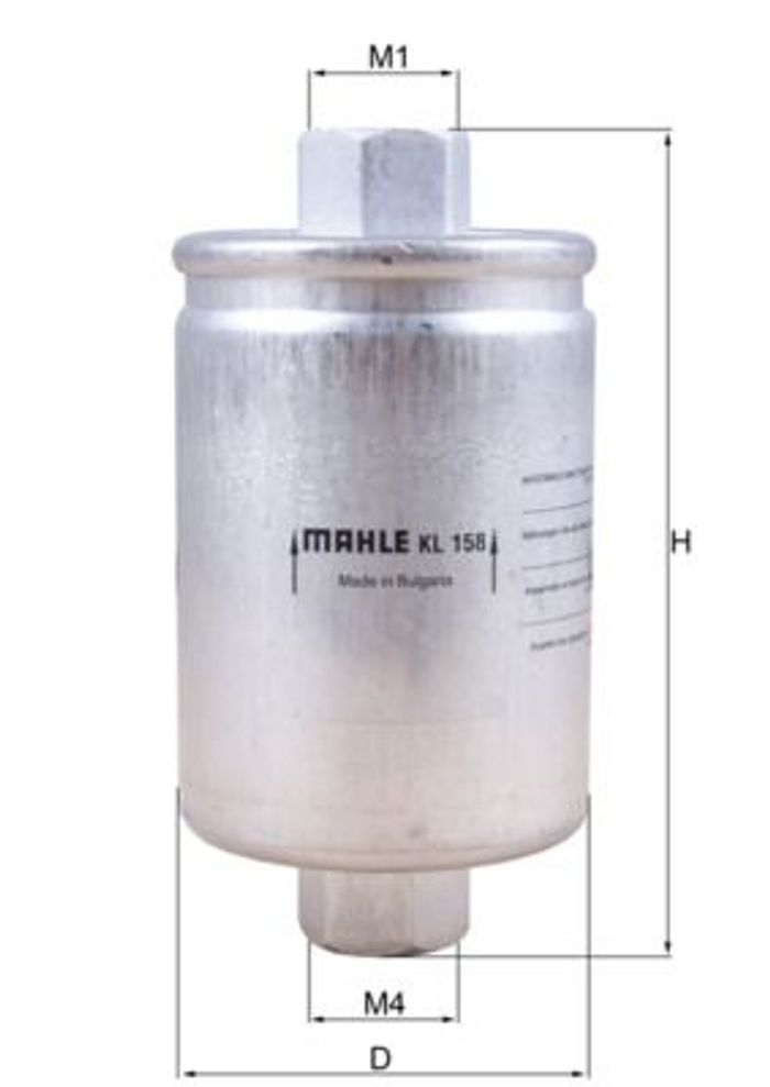 Kraftstofffilter passt zu: BUICK CENTURY, ELECTRA, REGAL, SKYLARK; CADILLAC A...