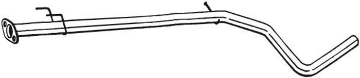Auspuffrohr mitte passt zu: FIAT BRAVO, BRAVO II 1.6D/2.0D 09.07-12.14