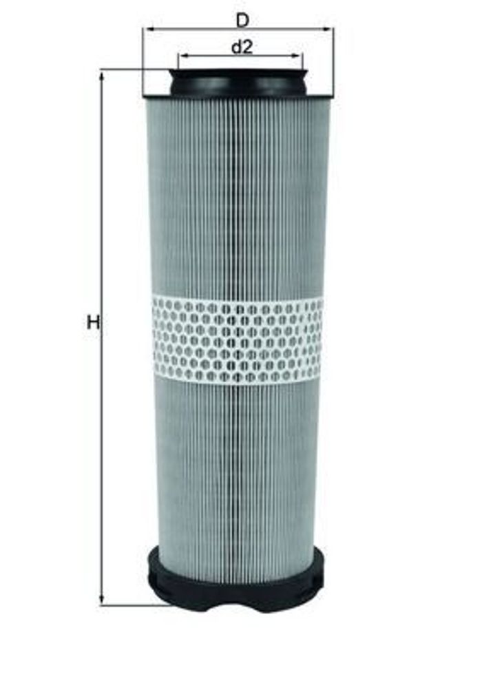 Luftfilter (Filterpatrone) passt zu: MERCEDES C (W204), C T-MODEL (S204) 2.1D...