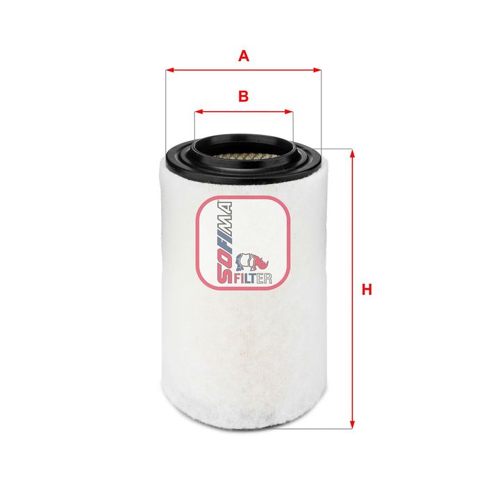 Luftfilter (Filterpatrone) passt zu: ALFA ROMEO GIULIETTA 1.4/1.4LPG/2.0D 04....