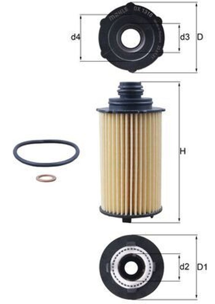 Ölfilter passt zu: SSANGYONG KORANDO, REXTON, TIVOLI, TIVOLI GRAND, TORRES, X...