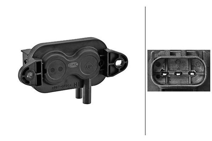 Abgasdrucksensor (anzahl der Pins: 3) passt zu: VOLVO B10, B11, B12, B13, B5,...