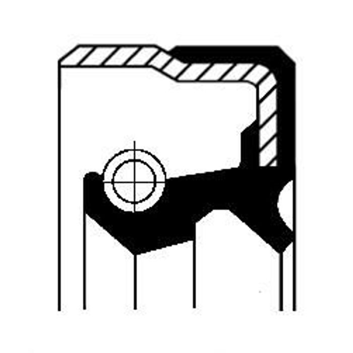 Radnabendichtung (62x80x10/14,8/14,8) passt zu: MERCEDES VARIO (B667, B670, B...