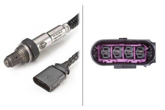 Lambdasonde (anzahl der Leitungen 4, 750mm) passt zu: AUDI A3, A4 B5, A4 B6,...