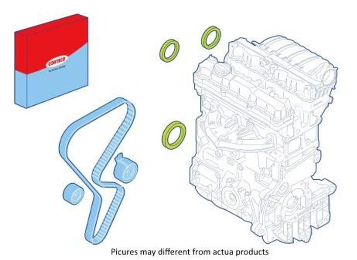 Nockenwellendichtring passt zu: CITROEN C2, C3 I, C4, C4 I; PEUGEOT 1007, 206...