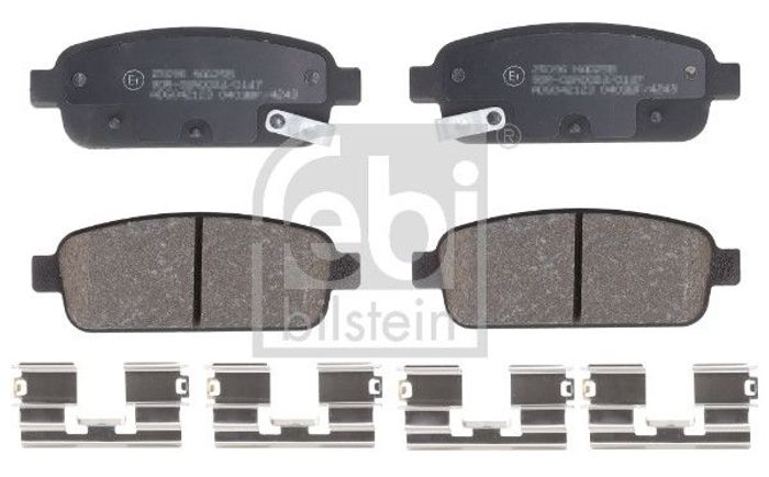 Bremsbelagsatz hinten , passt zu: BUICK ENCORE; CADILLAC ELR; CHEVROLET AVEO,...
