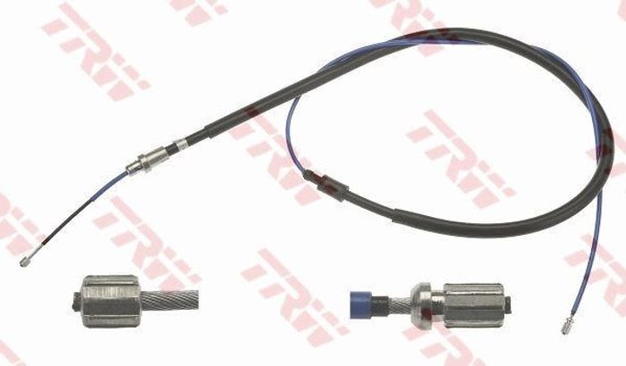 Handbremsseil hinten L/R (1690mm/865mm, bremsen: Trommel) passt zu: CITROEN C...