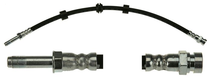 Bremsleitung elastisch vorne L/R (länge 498mm, M10x1/M10x1) passt zu: FORD GA...