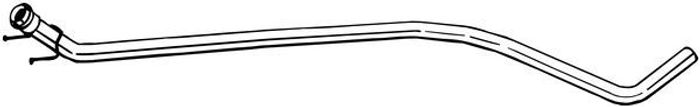 Auspuffrohr mitte passt zu: CITROEN C4 II, DS4; PEUGEOT 3008 I, 308, 308 I 1....