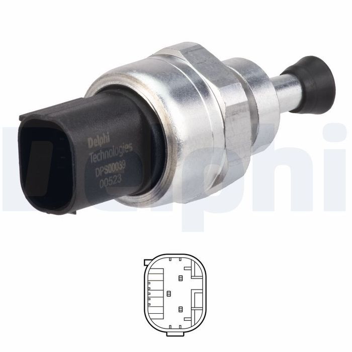 Abgasdrucksensor (anzahl der Pins: 3) passt zu: MERCEDES A (W176), B SPORTS T...