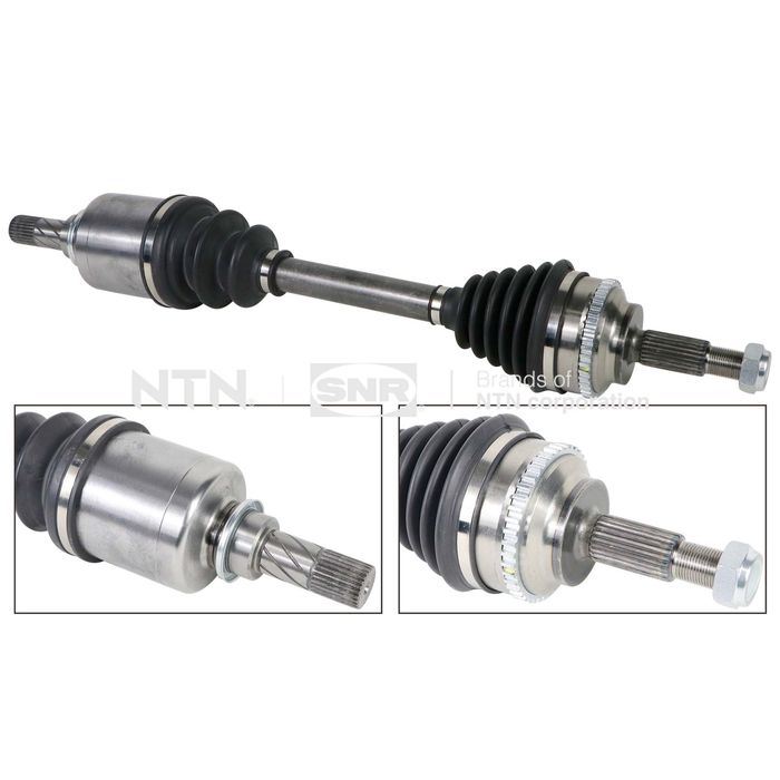 Achswelle vorne L 606mm passt zu: NISSAN KUBISTAR; RENAULT CLIO II, KANGOO, K...