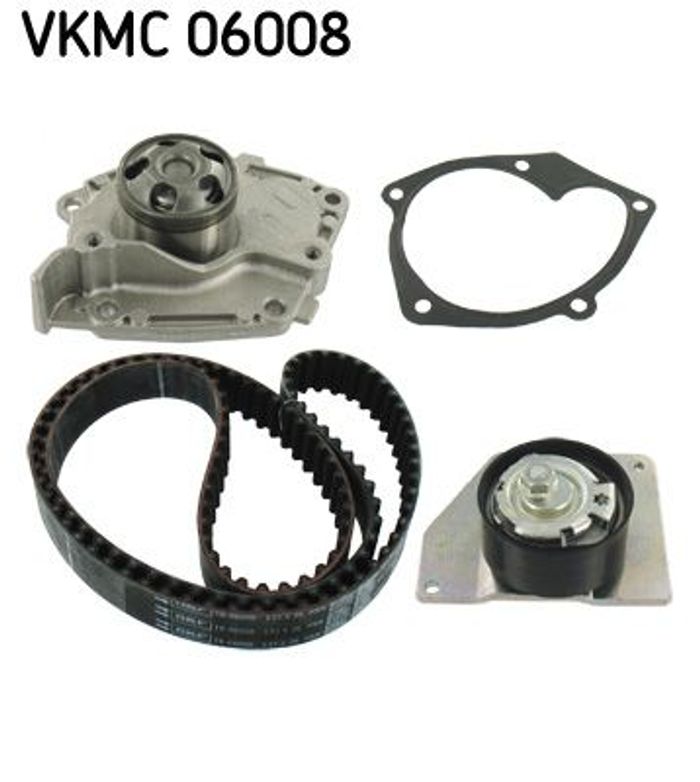 Ventilsteuerung Satz (Riemen + Rolle + Flüssigkeitspumpe) passt zu: RENAULT G...