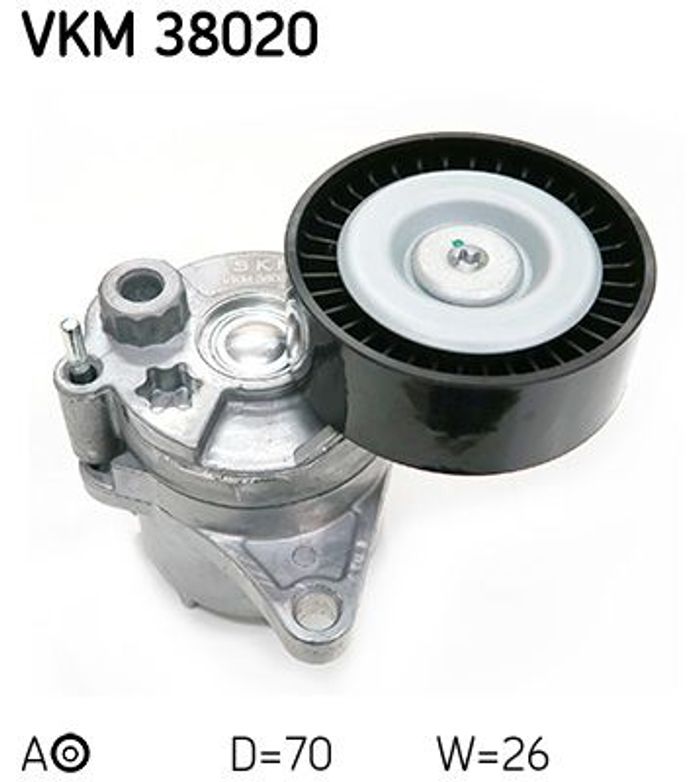Keilriemenspanner passt zu: MERCEDES C (CL203), C (W202), C (W203), C (W204),...