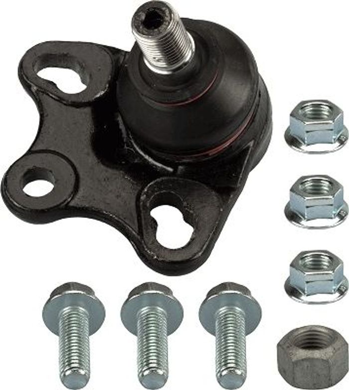 Schwingenbolzen vorne L/R (unten/außen vorne) (kegeldurchmesser 17,5mm, mit E...