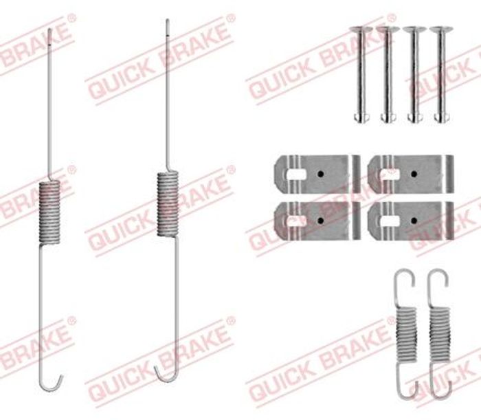 Montagesatz der Bremsbacken (UKENDT) passt zu: ISUZU D-MAX II; MITSUBISHI L20...