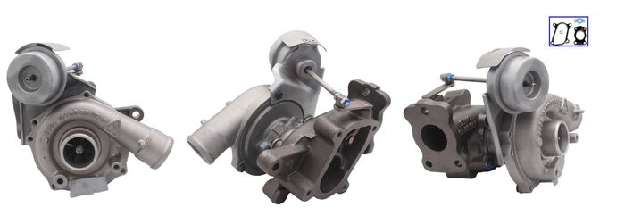 Turbolader (Runderneuert, mit Dichtungssatz) passt zu: PEUGEOT 406 2.0D 06.98...