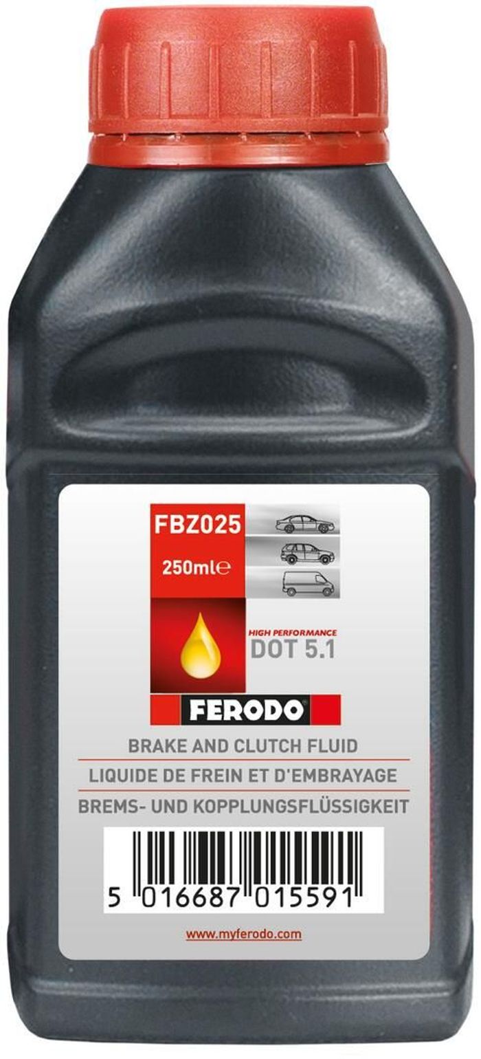 Bremsflüssigkeit DOT5.1 (0,25L) [trocken: 270°C, nass: 170°C SAE J1703, ISO/D...