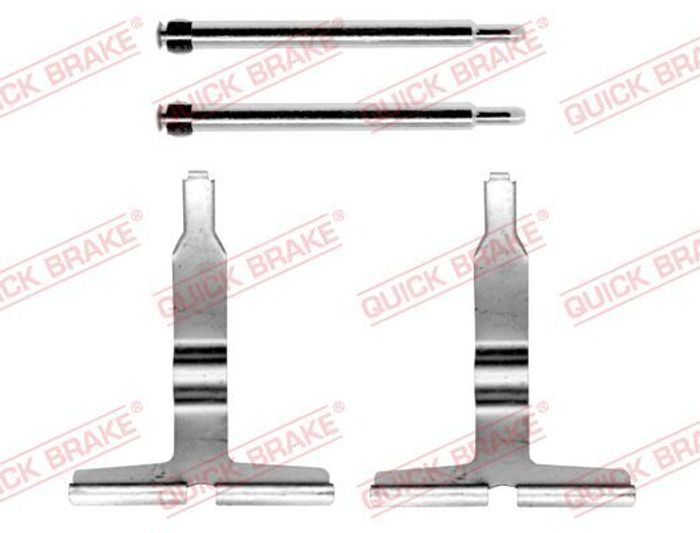 Montagesatz des Bremsklotzes hinten passt zu: MERCEDES C (CL203), C (W202), C...