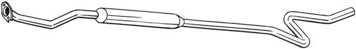 Mittelschalldämpfer