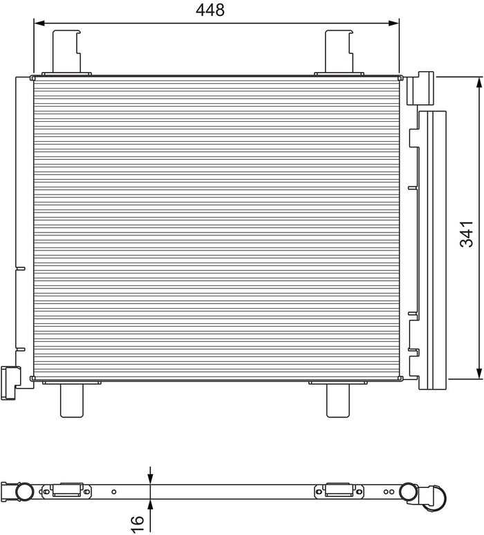 Klimaanlage Kondensator passt zu: SEAT MII; SKODA CITIGO, E-CITIGO; VW LOAD U...