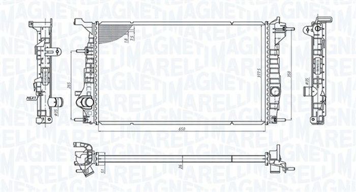 Kühler Motor (automatikgetriebe) passt zu: RENAULT FLUENCE, MEGANE, MEGANE II...