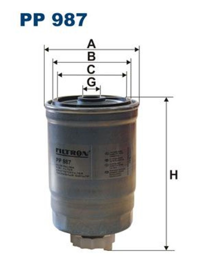 Kraftstofffilter passt zu: CADILLAC BLS; SAAB 9-3, 9-5 1.9D 09.04
