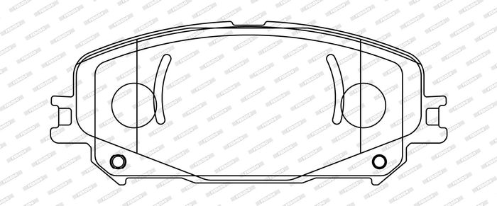 Bremsbelagsatz vorne (mit Extras), passt zu: RENAULT ARKANA I, CAPTUR II, ESP...