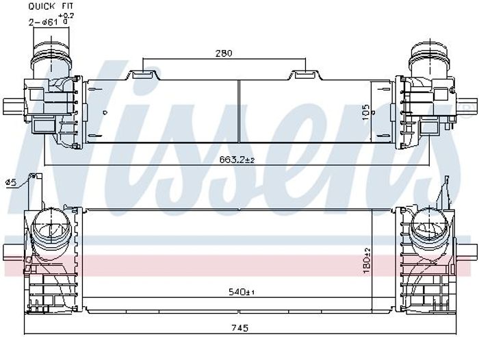 Ansaugluftkühler passt zu: BMW X3 (G01), X3 (G01, F97, G08), X4 (G02, F98) 2....