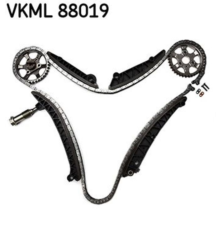 Ventilsteuerung Satz (Rad + Kette) passt zu: MERCEDES C (W203), C (W204), C T...
