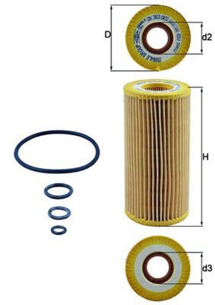 Ölfilter passt zu: MERCEDES G (W463), S (A217), S (C215), S (C216), S (C217),...