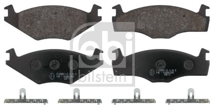 Bremsbelagsatz vorne , passt zu: SEAT CORDOBA, IBIZA II; VW GOLF I, GOLF II,...