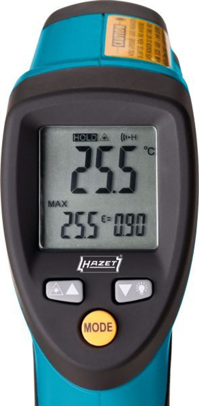 Thermometer, art: Laser, betriebsart: batteriebetrieben