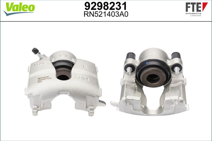 Scheibenbremsenklemme vorne R (neu) passt zu: OPEL ASTRA G, ASTRA G CLASSIC,...